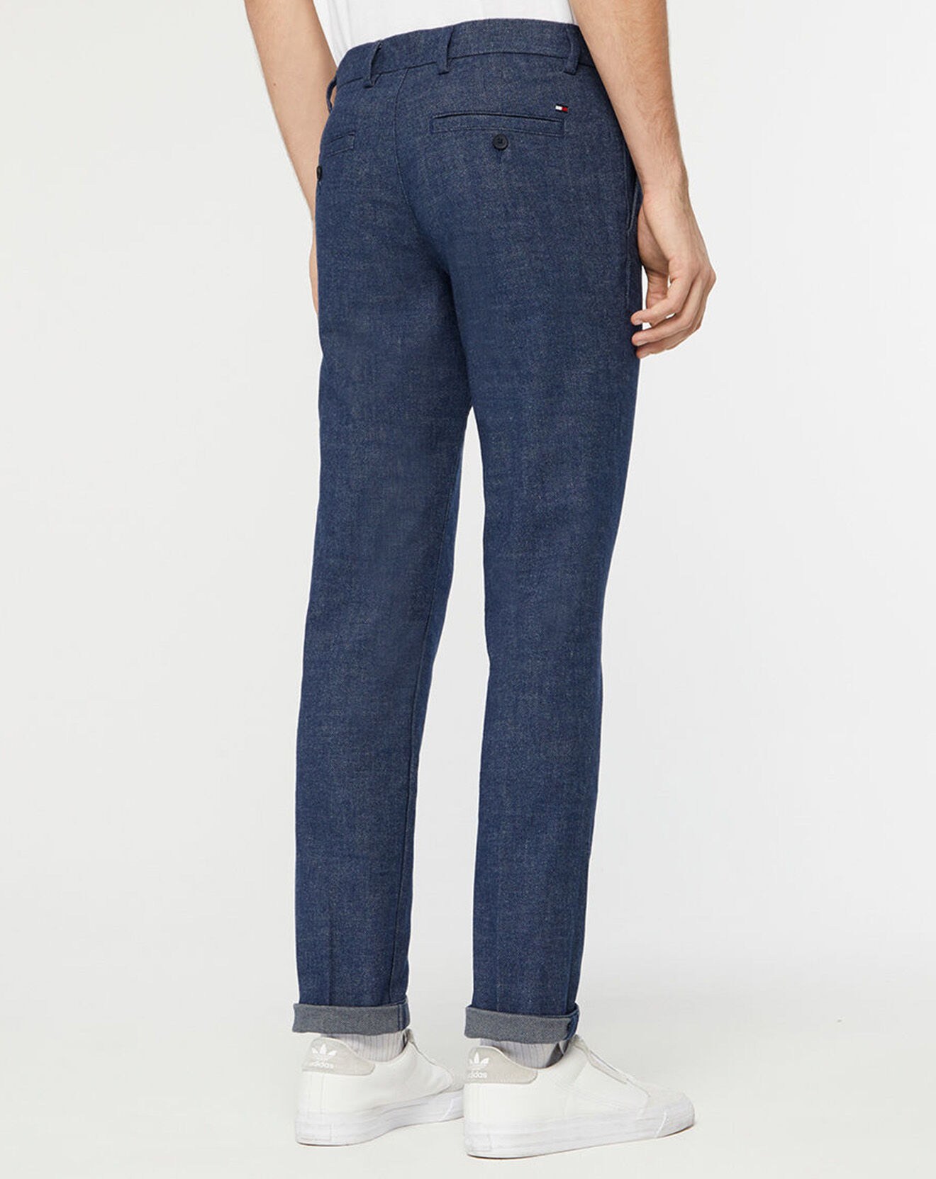 Tommy Hilfiger Pantalon Slim Bleecker Fake Solid Look bleu jean