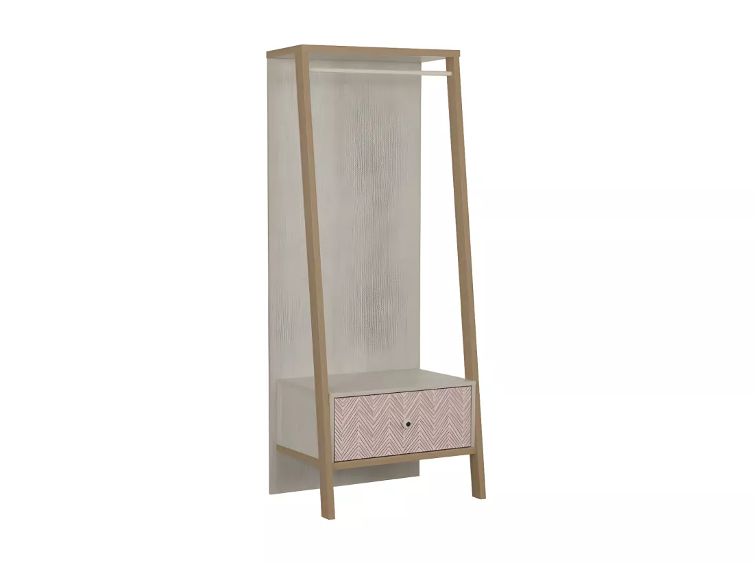 Chambre Enfant Complète (120*190) Bois blanchi - SOLVEIG