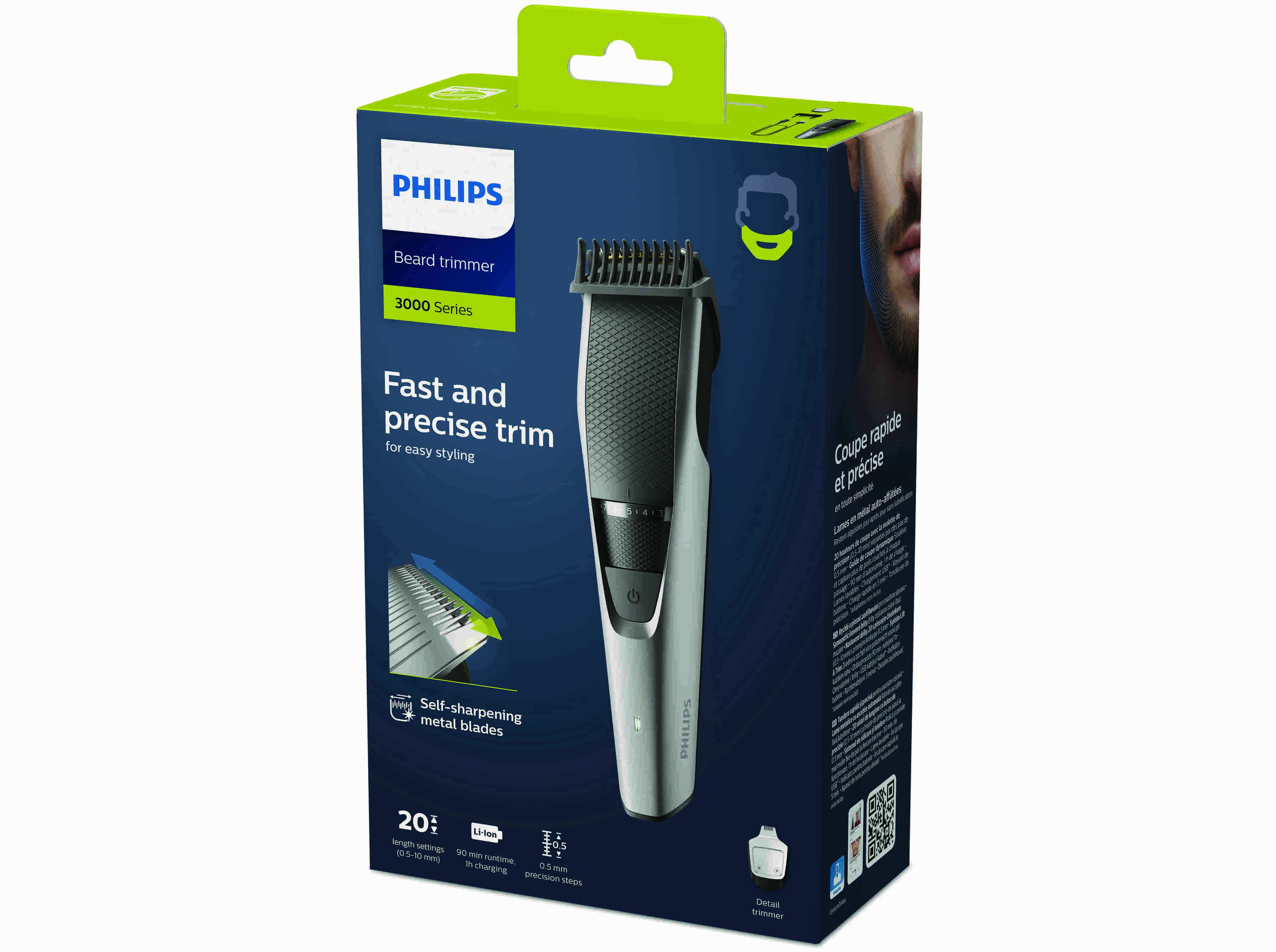 APARADOR DE BARBA PHILIPS BT3239/15 SERIE 3000