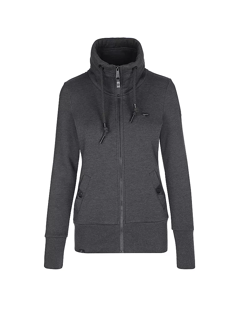 RAGWEAR Sweatjacke RYLIE grau