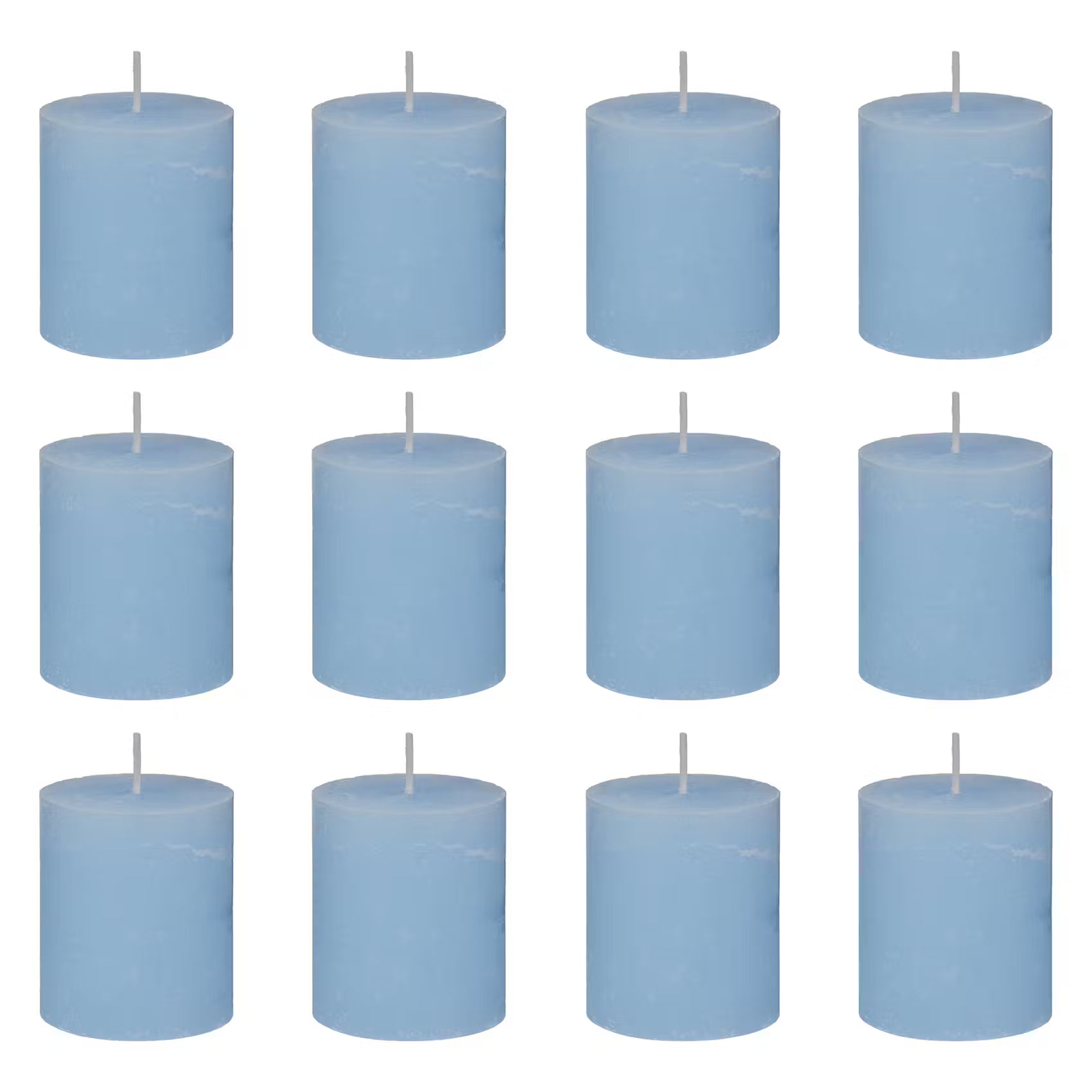 RUSTIC Stumpenkerze 12er-Set