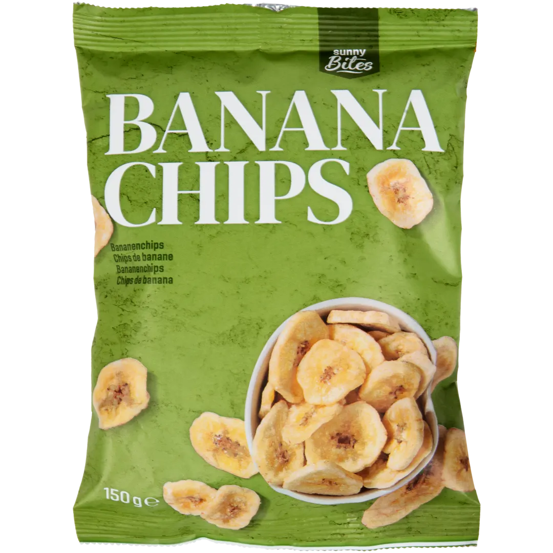 Sunny Bites bananenchips 150 gram