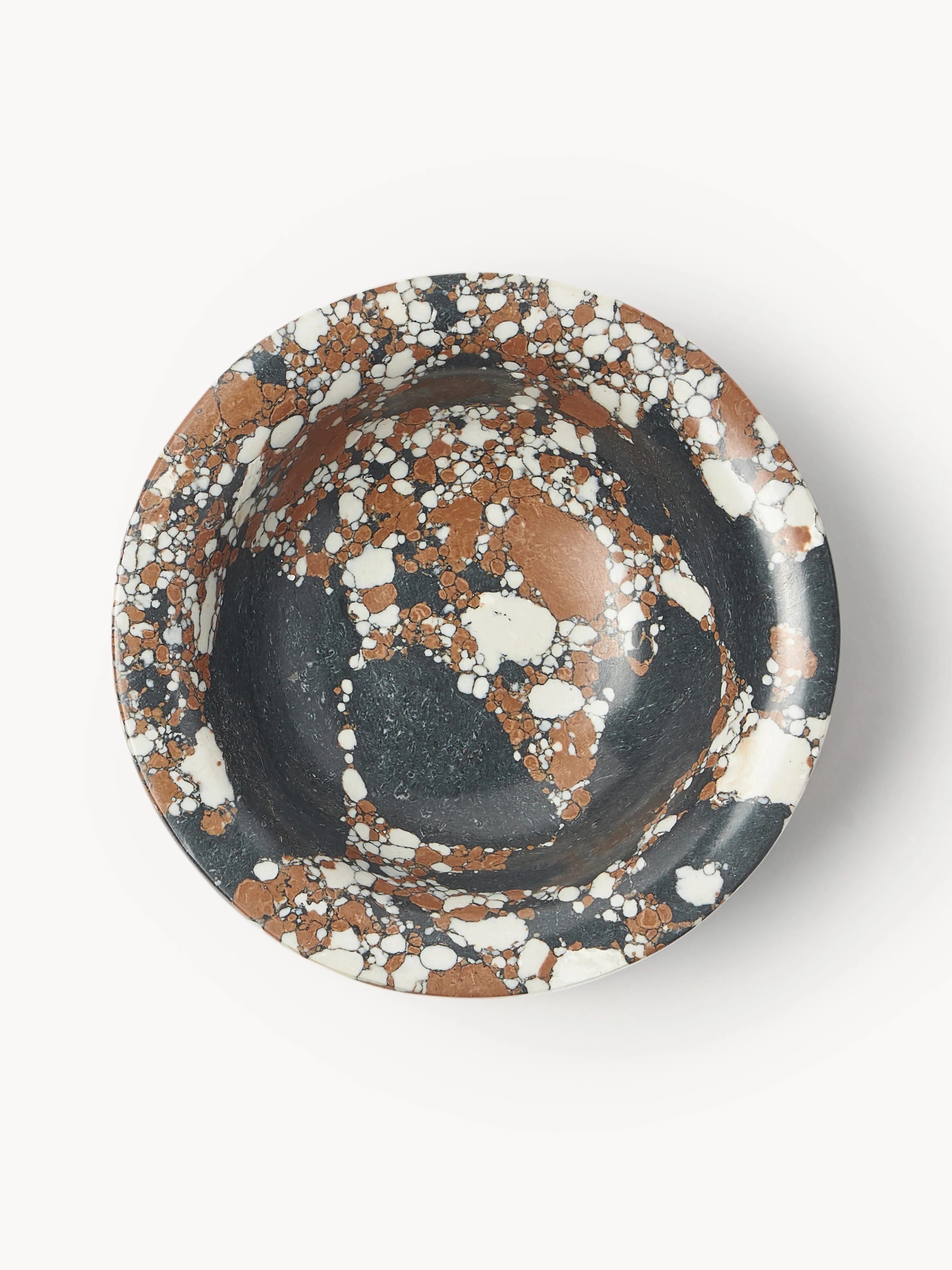 Decoratieve schalen Elara van kunstmarmer, 6-delig