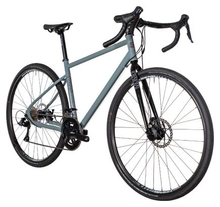 Gravel Bike Fluide Shimano Sora 9v Gris / Noir