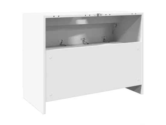 Armoire d'évier blanc 78x37x59 cm bois d'ingénierie