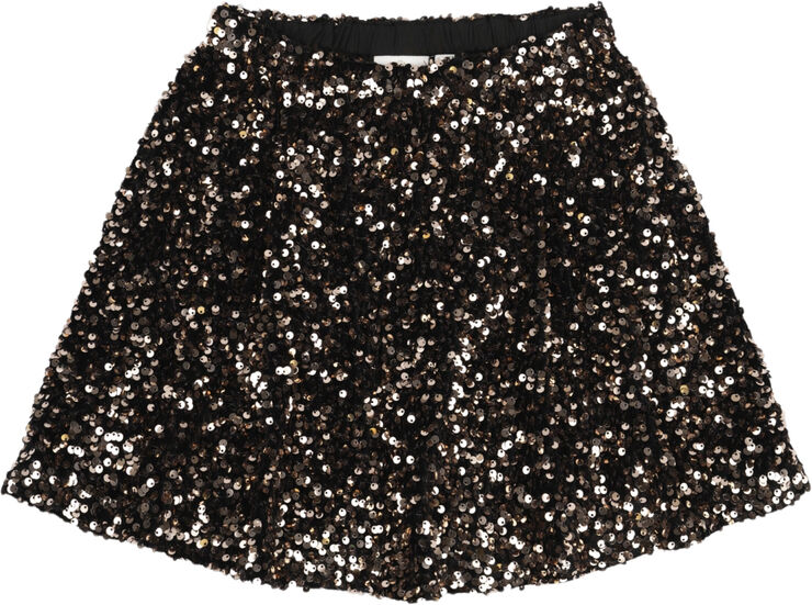 The New TNMarlin Sequin Skirt Black beauty
