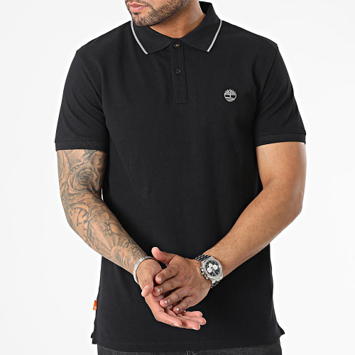 Polo Manches Courtes A26NF Noir