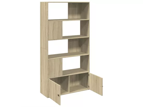 Bibliothèque chêne sonoma 100x36x189 cm bois d'ingénierie