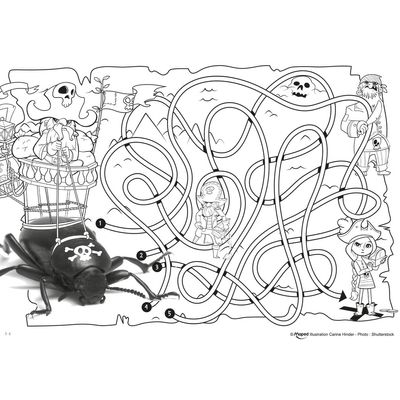 Maped - Carnet de 20 mini jeux à colorier