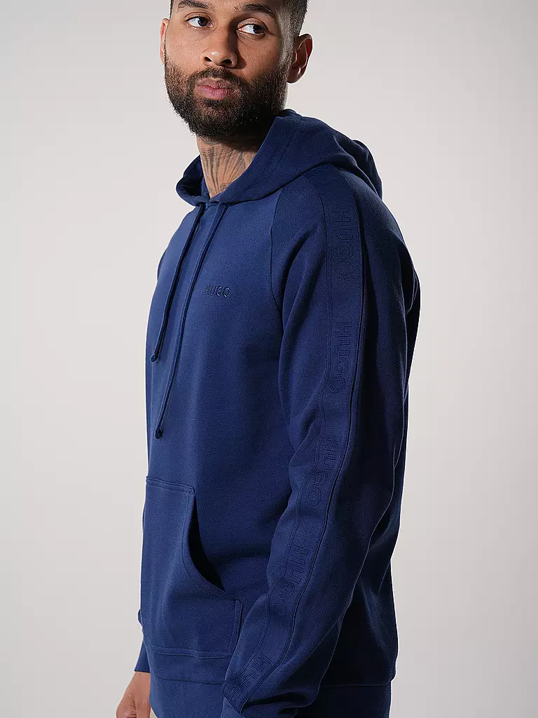 HUGO Loungewear Kapuzensweater - Hoodie dunkelblau