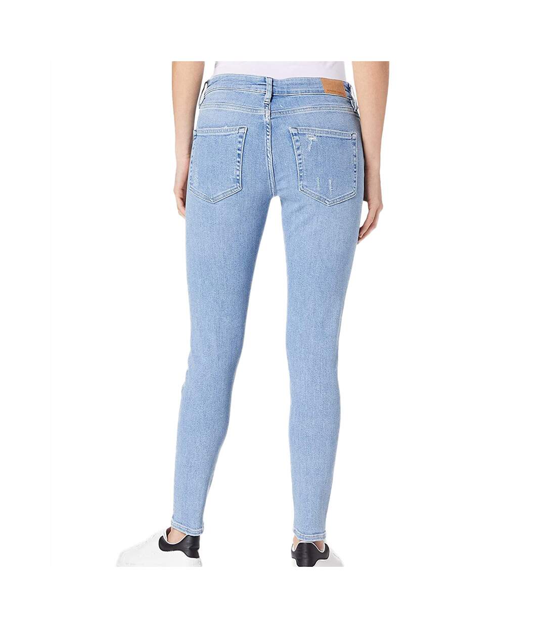 Jean Skinny Bleu Femme Superdry Mid Rise