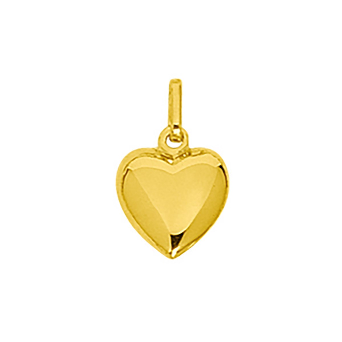 Pendentif coeur or jaune 750/1000