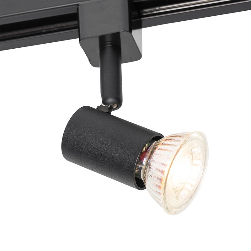 Moderne railspot zwart 1-fase railspot - Iconic Jeany