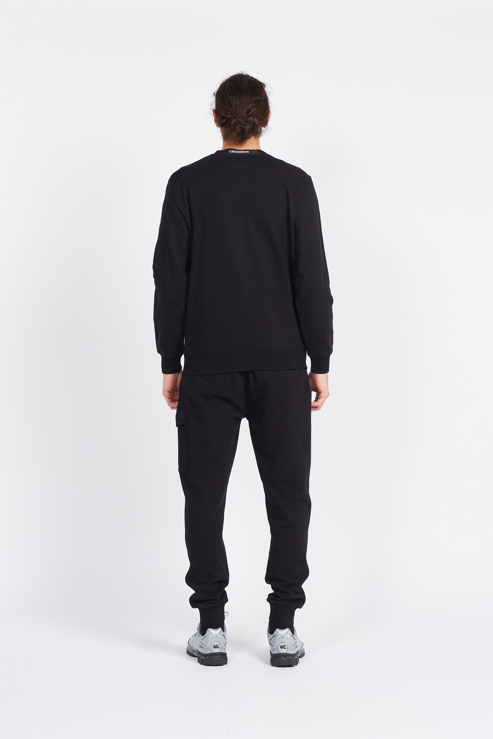 C.P. COMPANY Sweatshirt  DIAGONAL RAISED FLEECE Noir