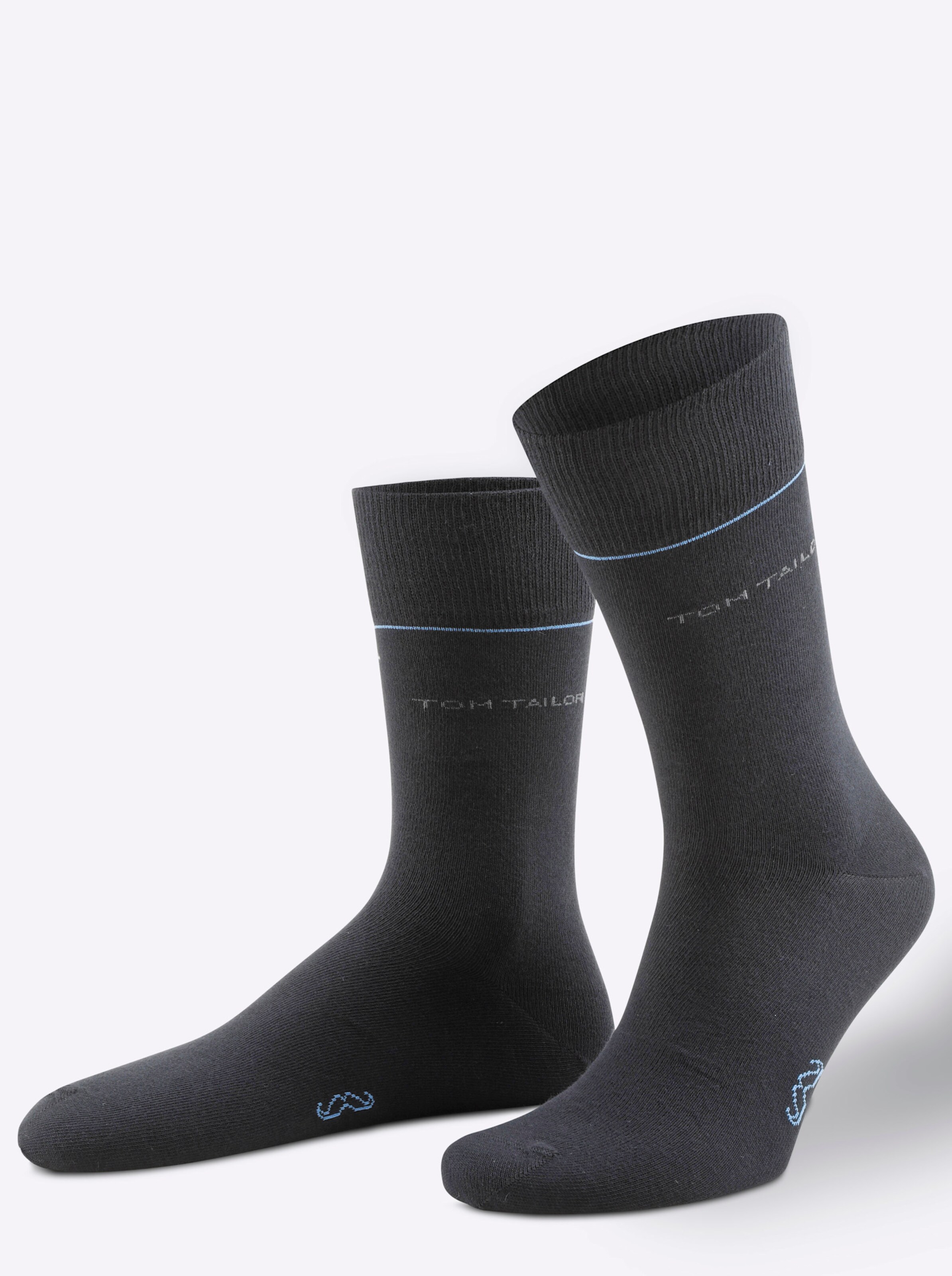 TOM TAILOR Herren-Socken in schwarz-sortiert