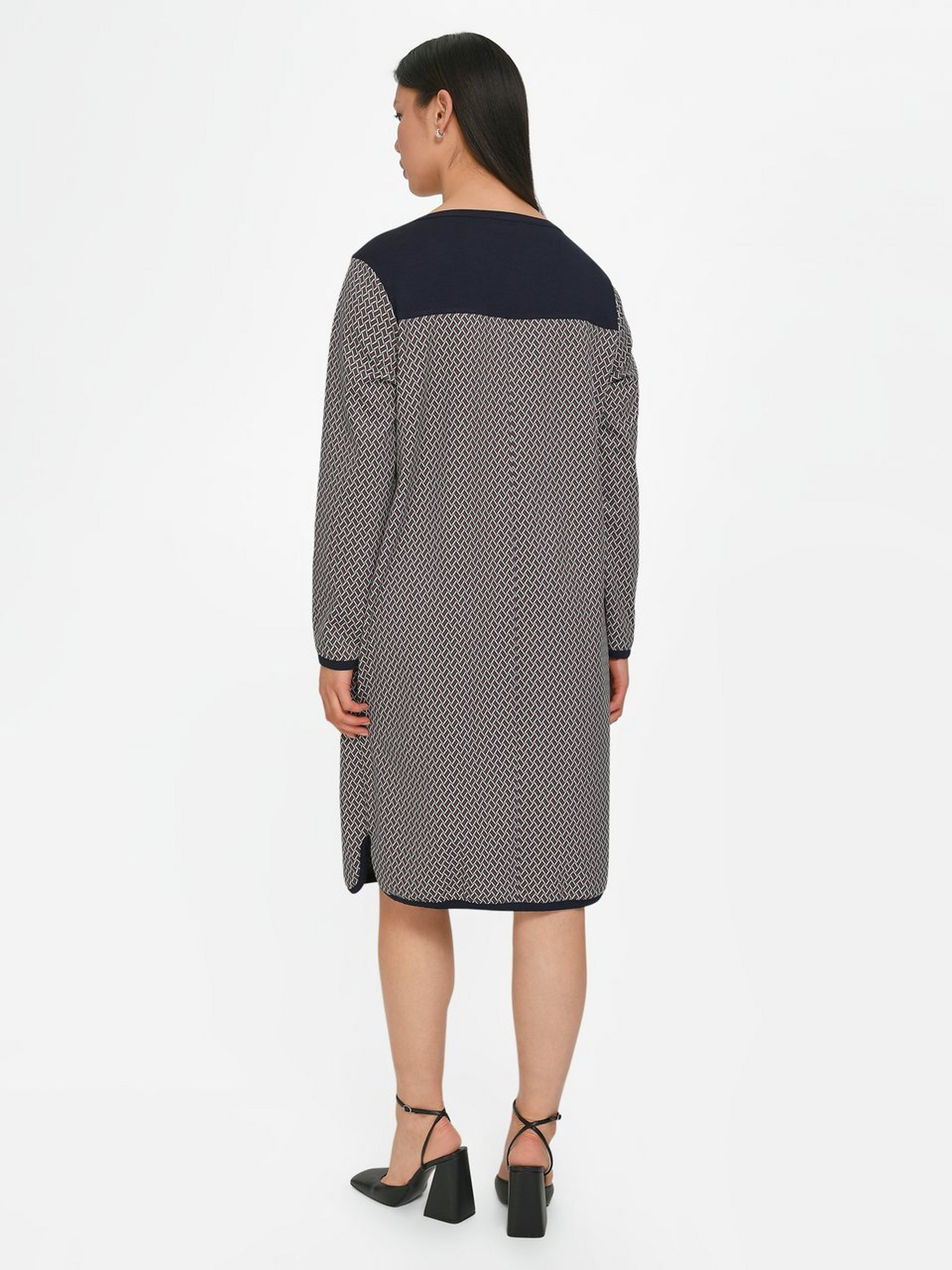 Jacquard-Kleid