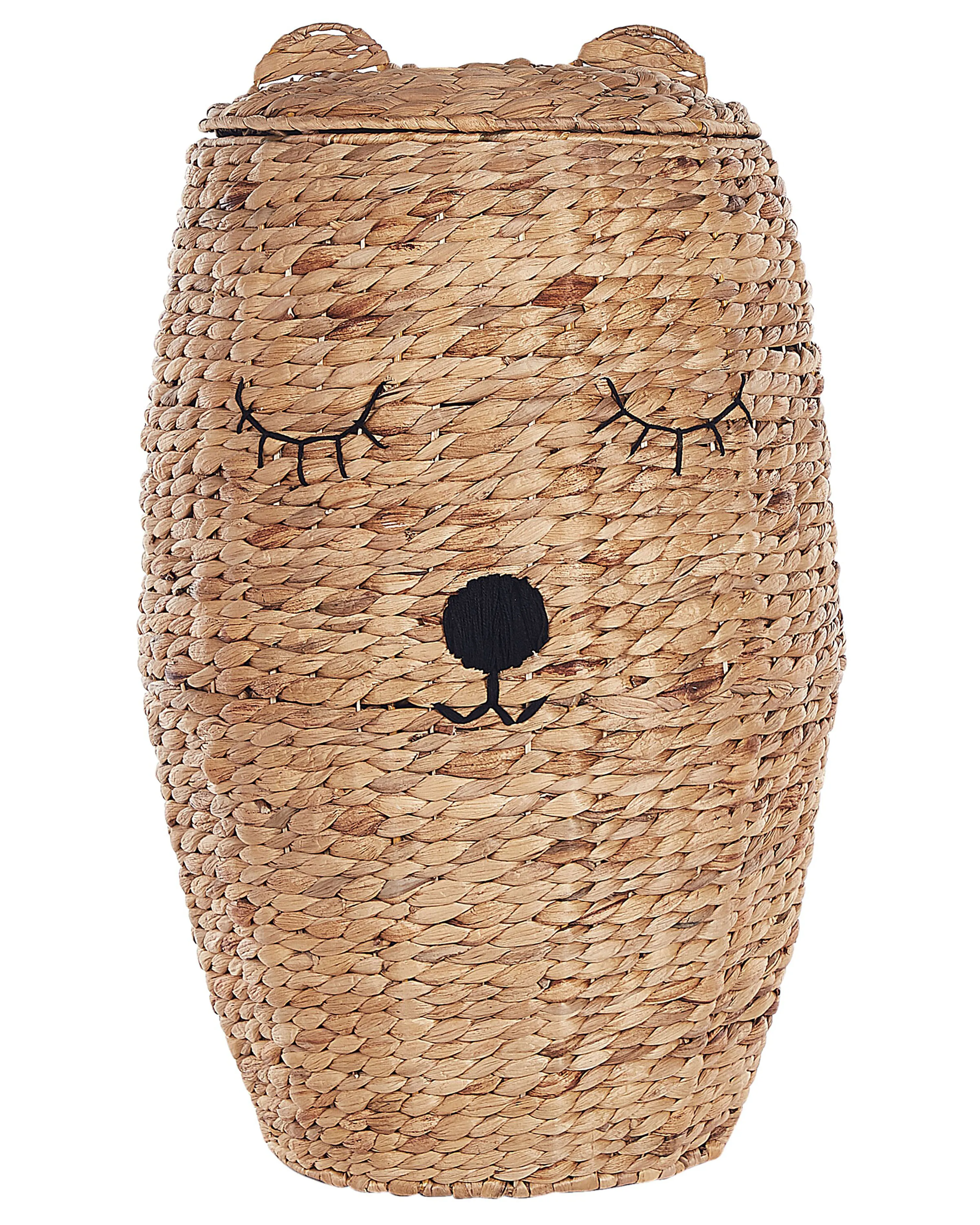Kindermand Teddybeer SAMBUR Wicker Natuurlijk