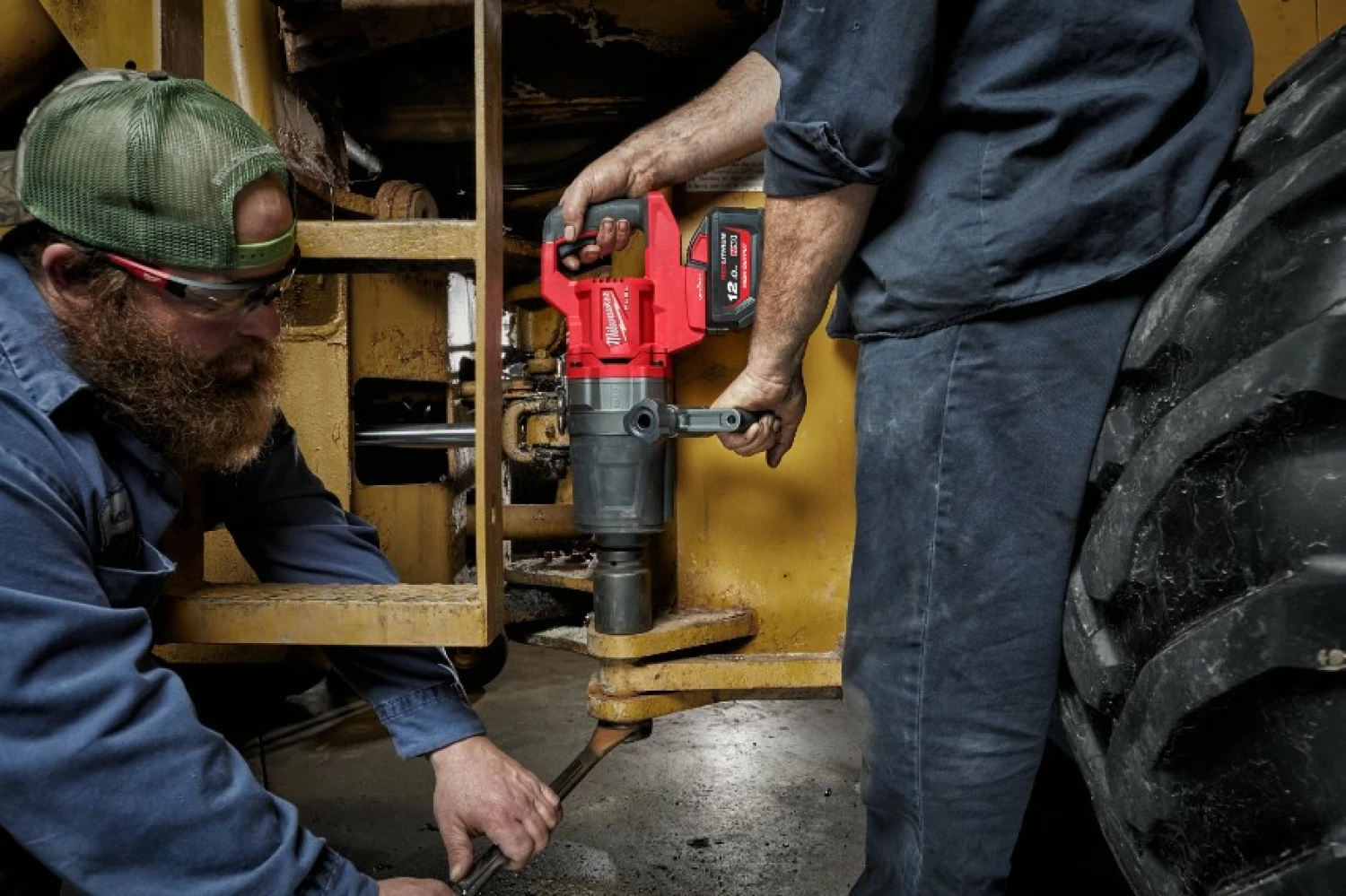 Milwaukee M18 ONEFHIWF1DS-0C 18V Li-ion accu Slagmoersleutel met frictiering body in koffer - 1