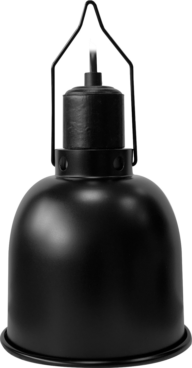 Repto Dome E27 Fititng 14cm Zwart