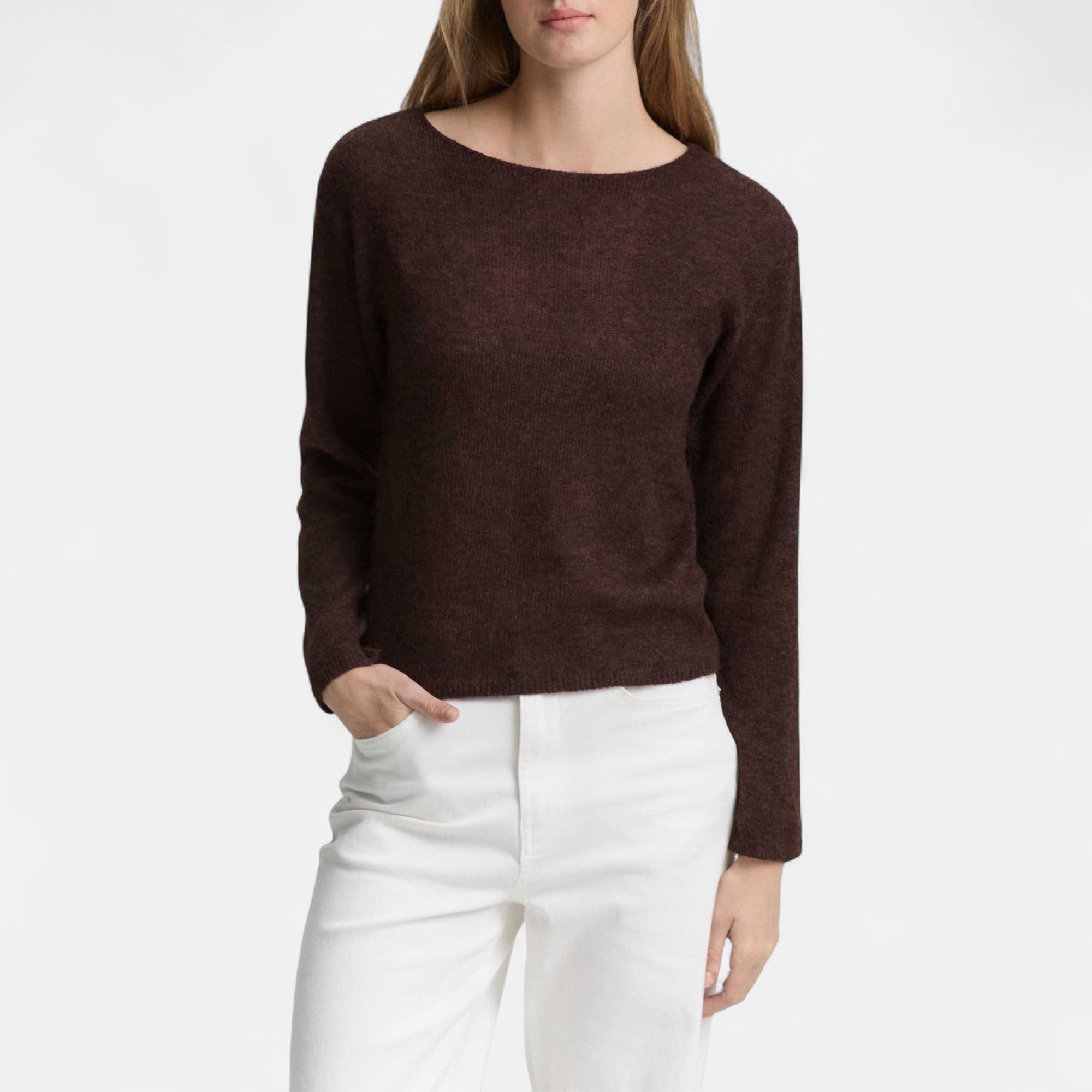 Pull Femme marron
