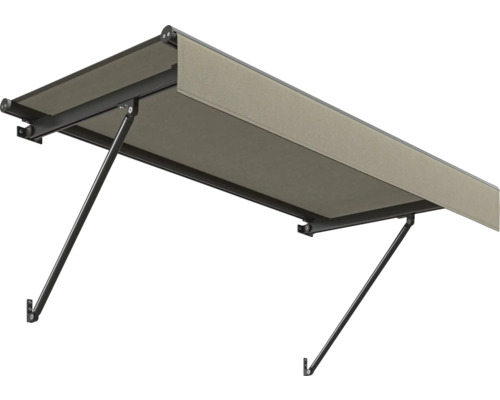SCALA luifelframe RAL 8022 zwartbruin 120x90 cm stofdesign U811