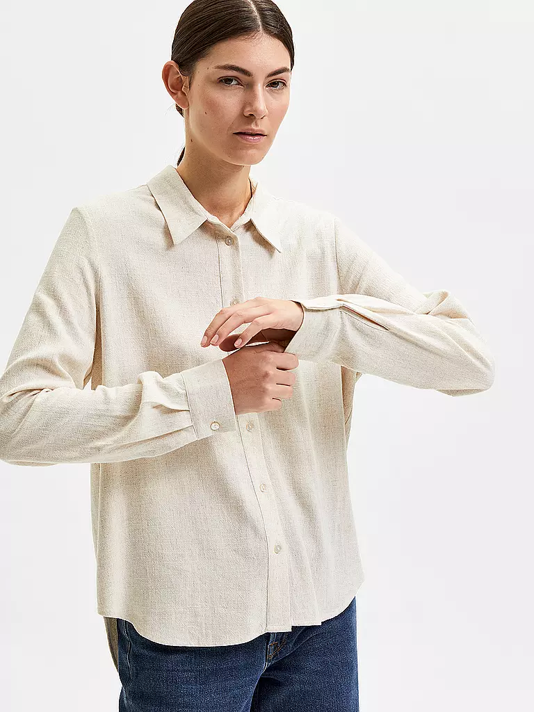 SELECTED FEMME Bluse SLFVIVA  creme