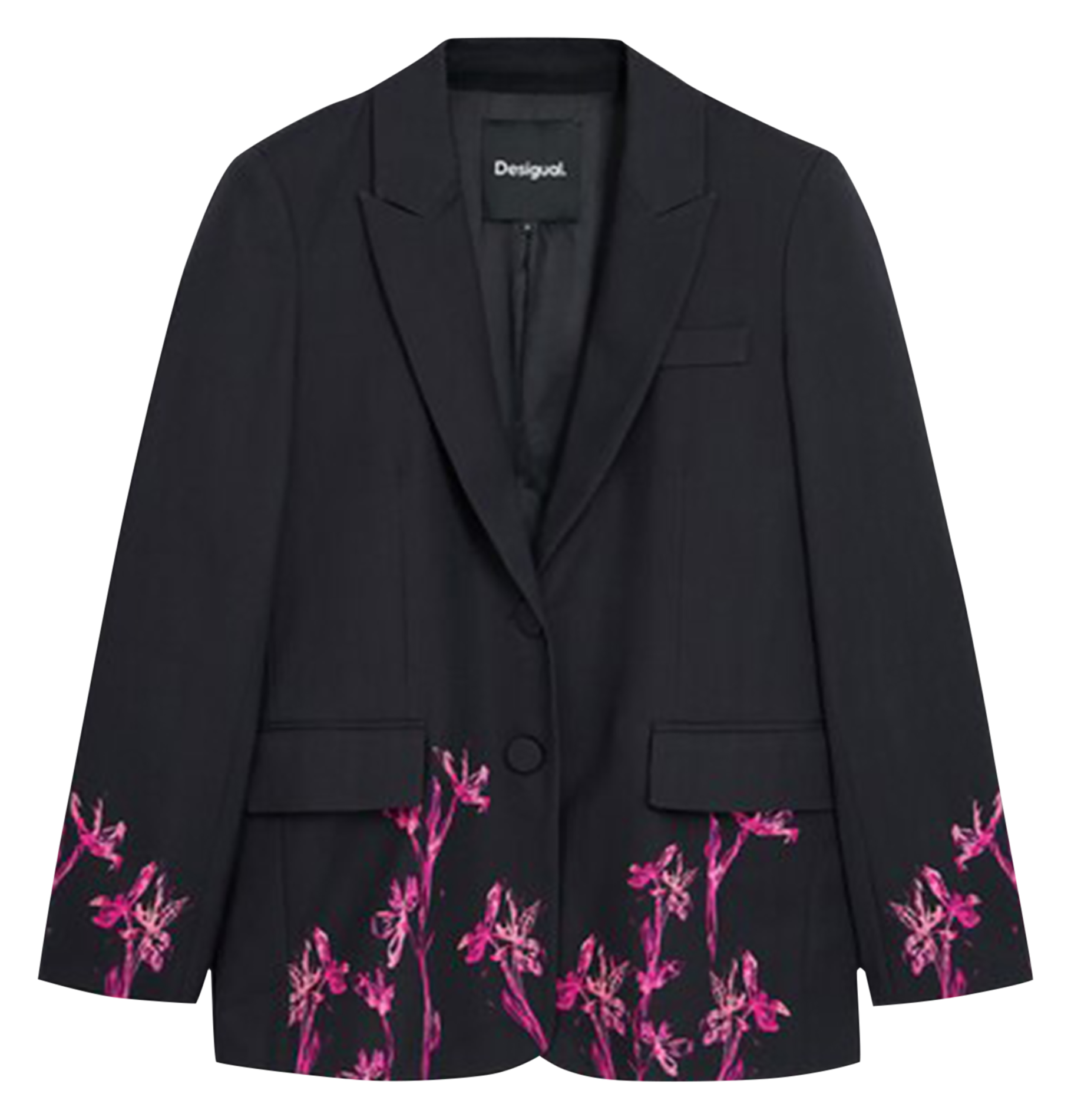 Veste de tailleur droite| Noir
