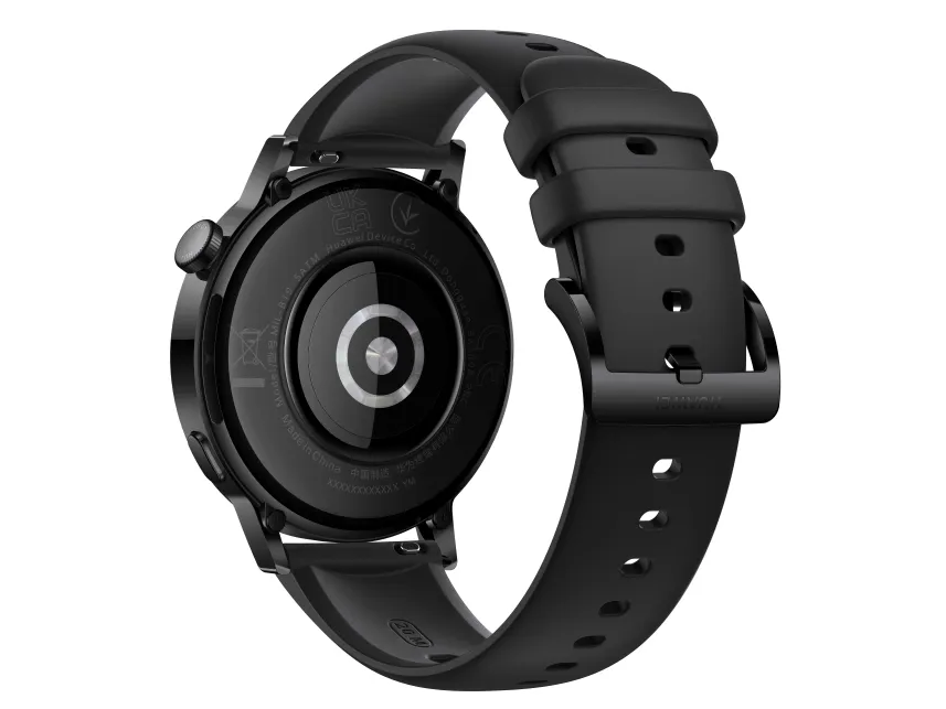 [OUTLET] - Huawei Watch GT 3 - Active Edition - 42 mm - sort rustfrit stål - smart ur med rem - fluoroelastomer - sort - håndledsstørrelse: 130-190 mm - display 1.32