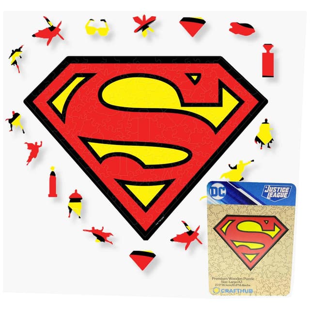 Crafthub Supermand puslespil (logo)