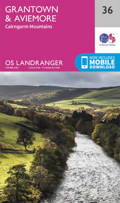 Grantown, Aviemore & Cairngorm Mountains - OS Landranger Map 036 (Sheet map, folded)