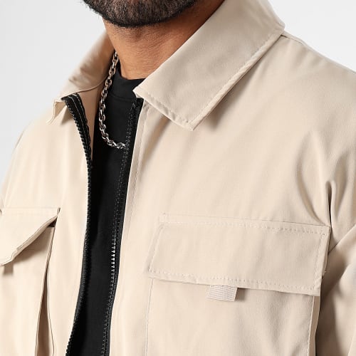 Veste Zippée 0682 Beige Clair