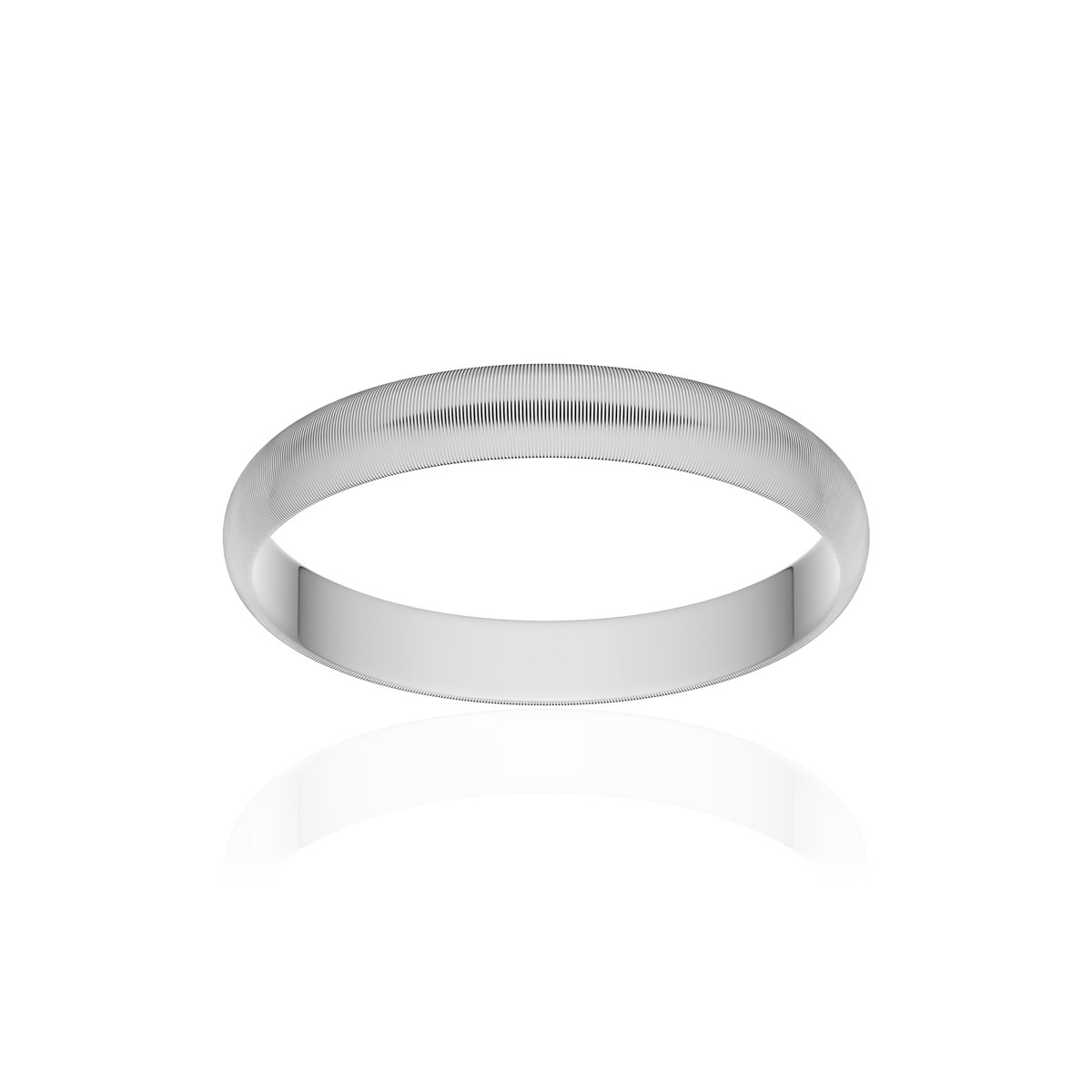 Alliance palladium 950 mat ruban 3 mm