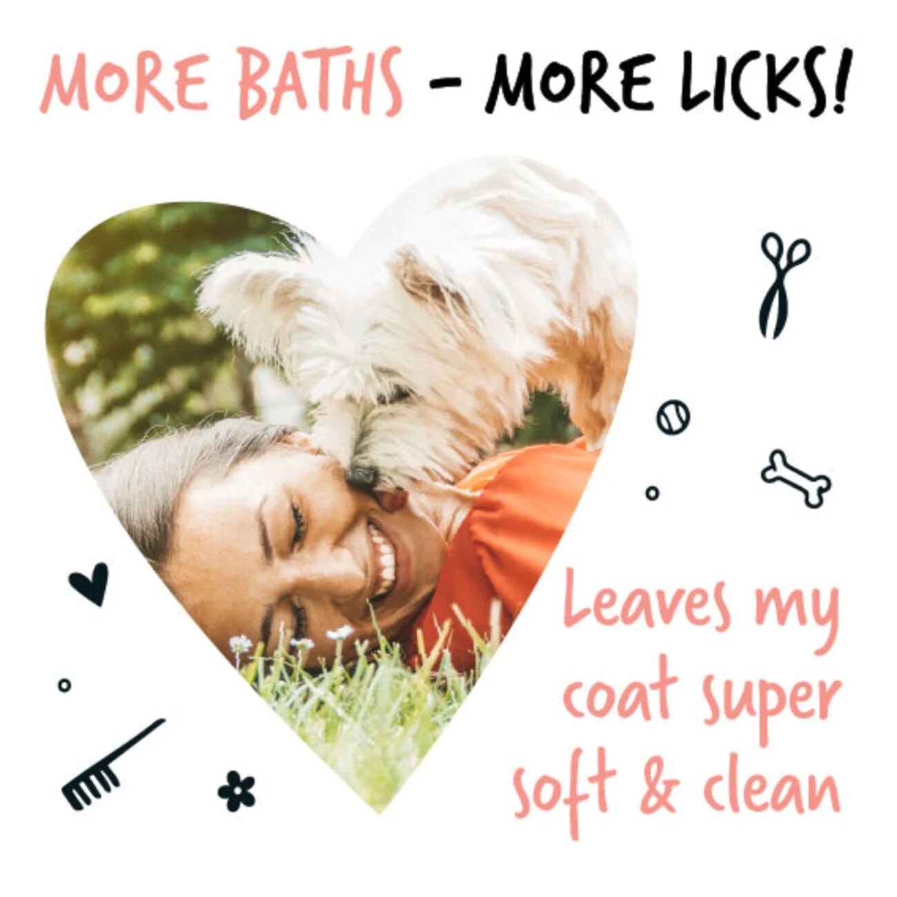 Bugalugs 2-in-1 Papaya & Kokosnuss – Hundeshampoo mit integriertem Conditioner