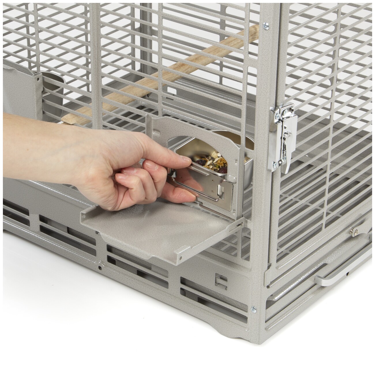 Montana Cages Transportkäfig Evo hellgrau