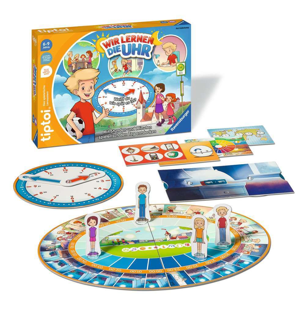 Ravensburger Spiel tiptoi® Wir lernen die Uhr