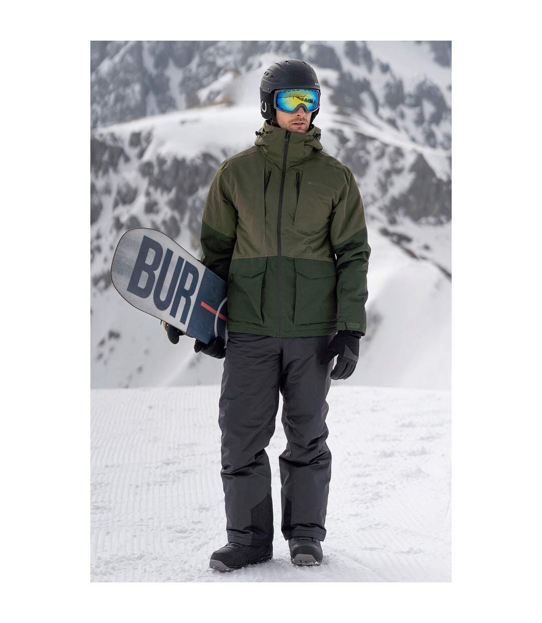 Mountain Warehouse - Blouson de ski INTERSTELLAR - Homme (Vert) - UTMW1023