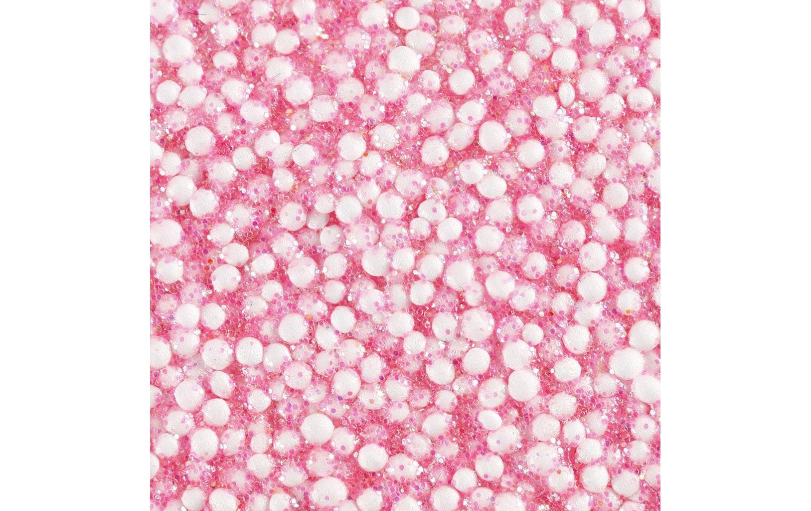 Modelliermasse Foam Clay 35 g Glitzer RosaSelbsthärtende Modelliermasse mit winzigen Styroporkügelchen