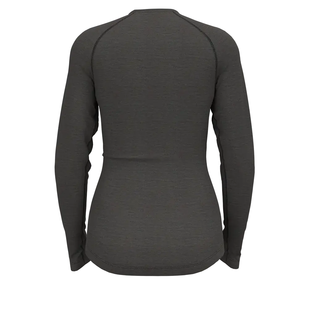 Odlo Natural Perform PW 150 BL Crew Thermoshirt Lange Mouwen Grijs Dames