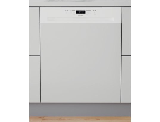 WHIRLPOOL - Lave vaisselle encastrable 60 cm WBC3C26, 8 programmes, bandeau blanc