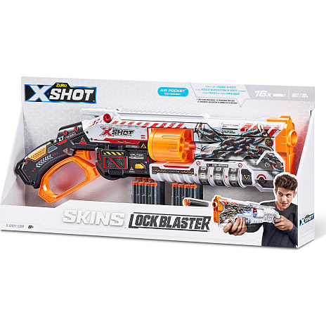 X-Shot Skins Lock Blaster med 16 pile