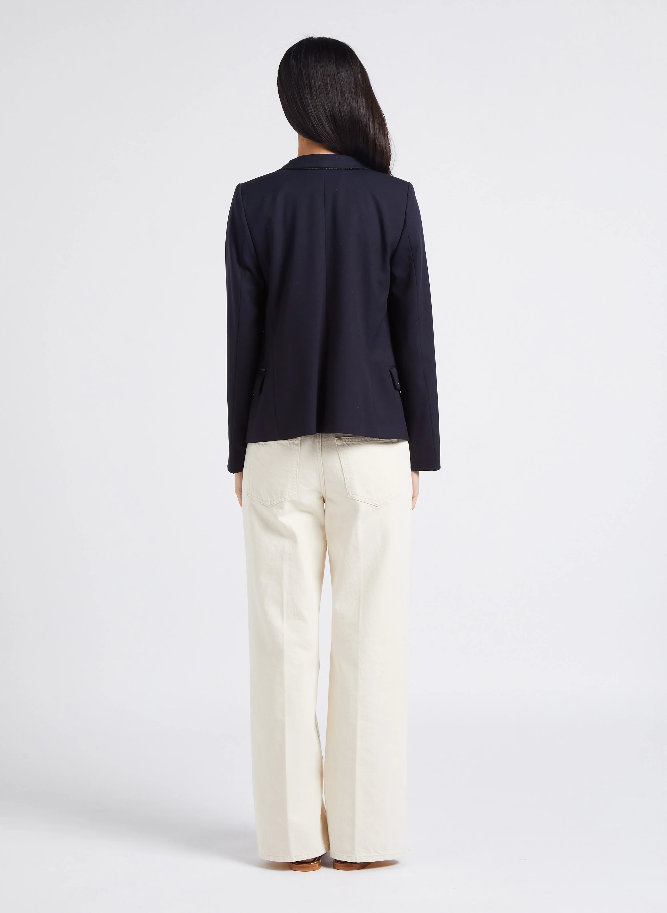 SONOMA - Tee-shirt col rond droit en coton | Beige