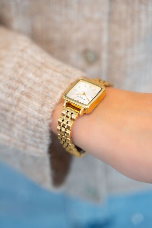 Vierkant horloge met schakelband