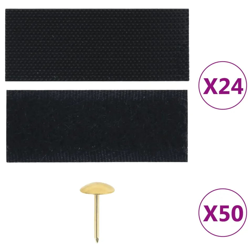 vidaXL - Insectengordijn - Zwart - Polyester - 210 x 100 cm