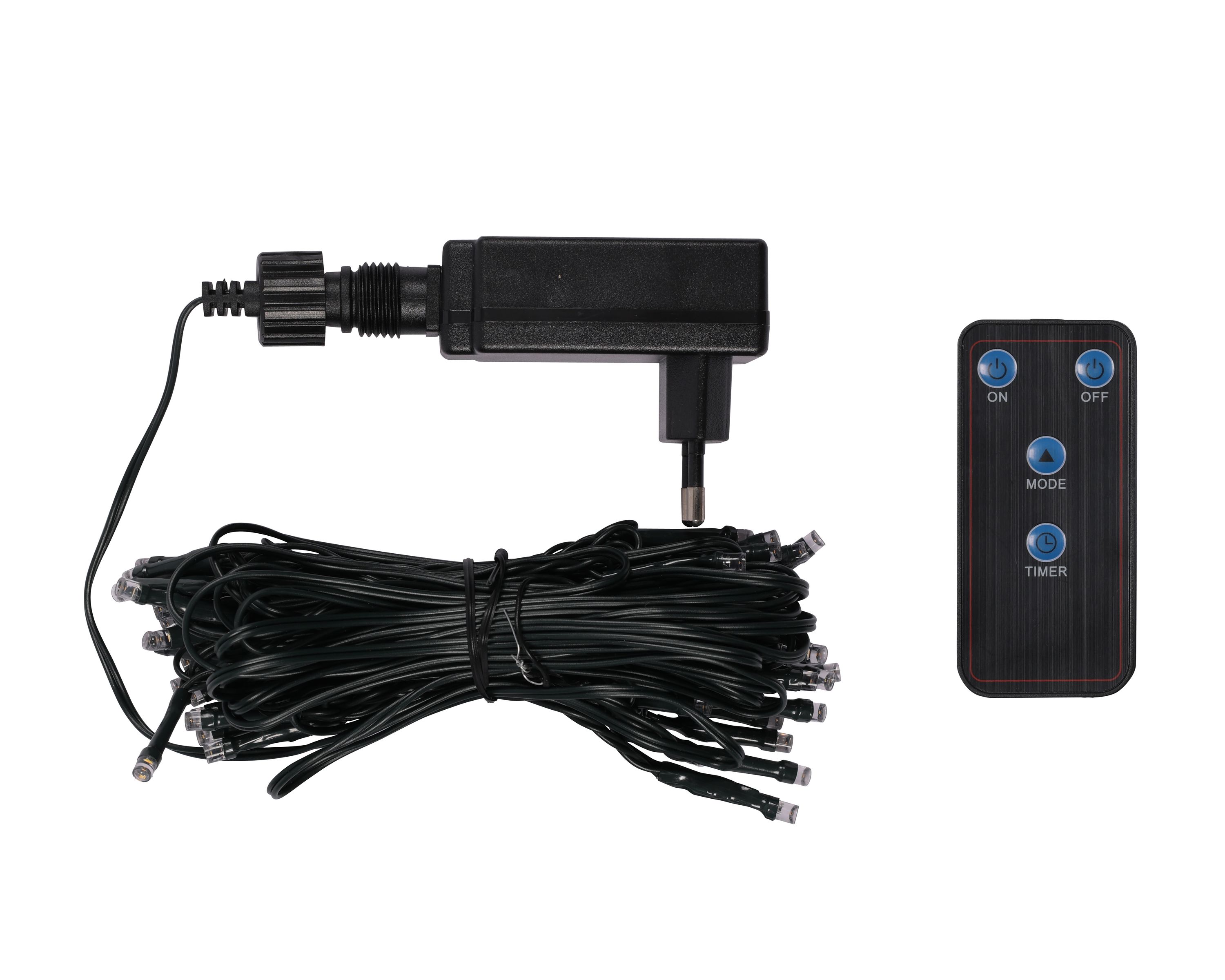LED Lichterkette 10 m bunt mit Blinkfunktion