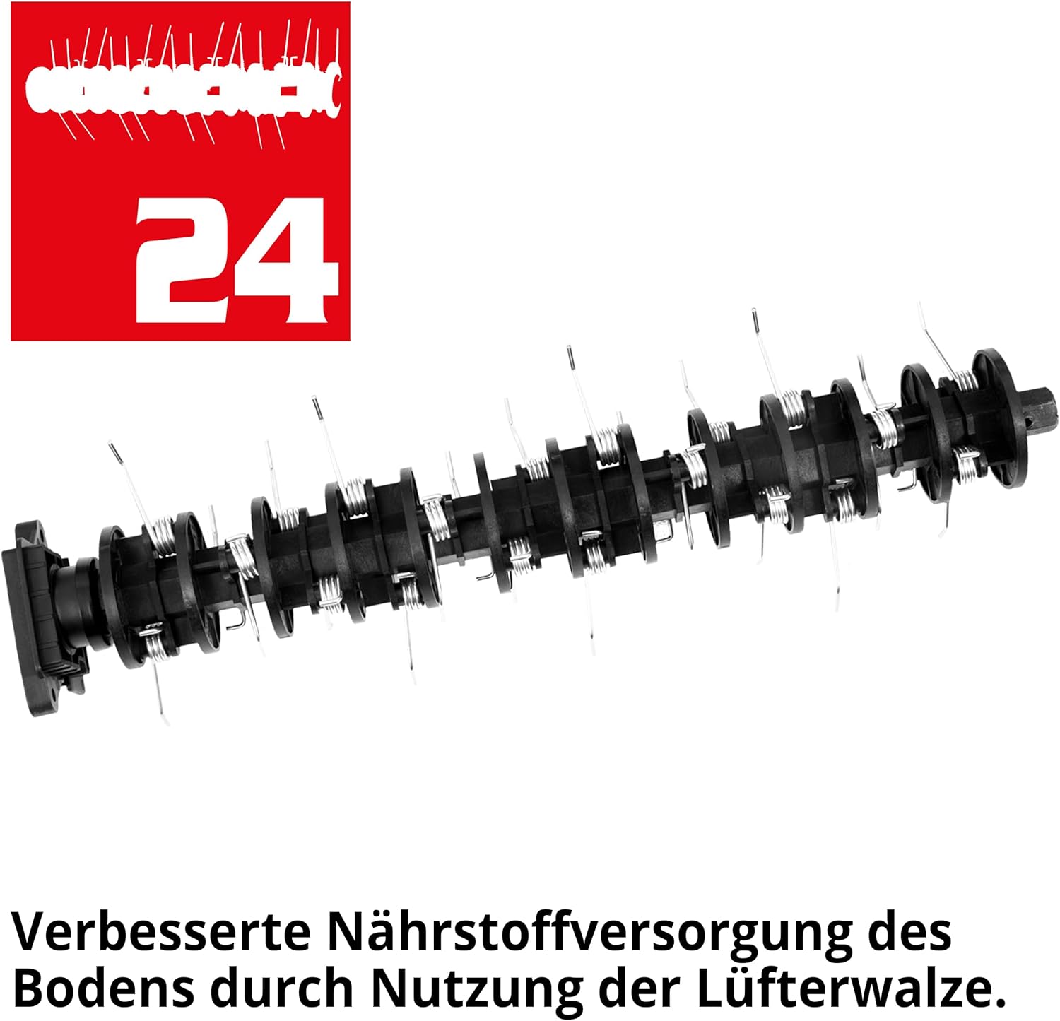 HECHT 2-IN-1 Benzin Vertikutierer/Lüfter für optimale Rasenpflege – 4,2 kW / 5,7 PS – 40 cm Arbeitsbreite – 45 l Fangkorb – mit 2 Walzen für effektives entfernen von Moos und Unkraut im Rasen