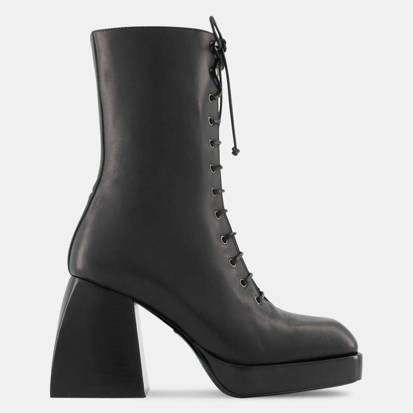 Nodaleto Bottines en Cuir Appo noires - Talon 8 cm