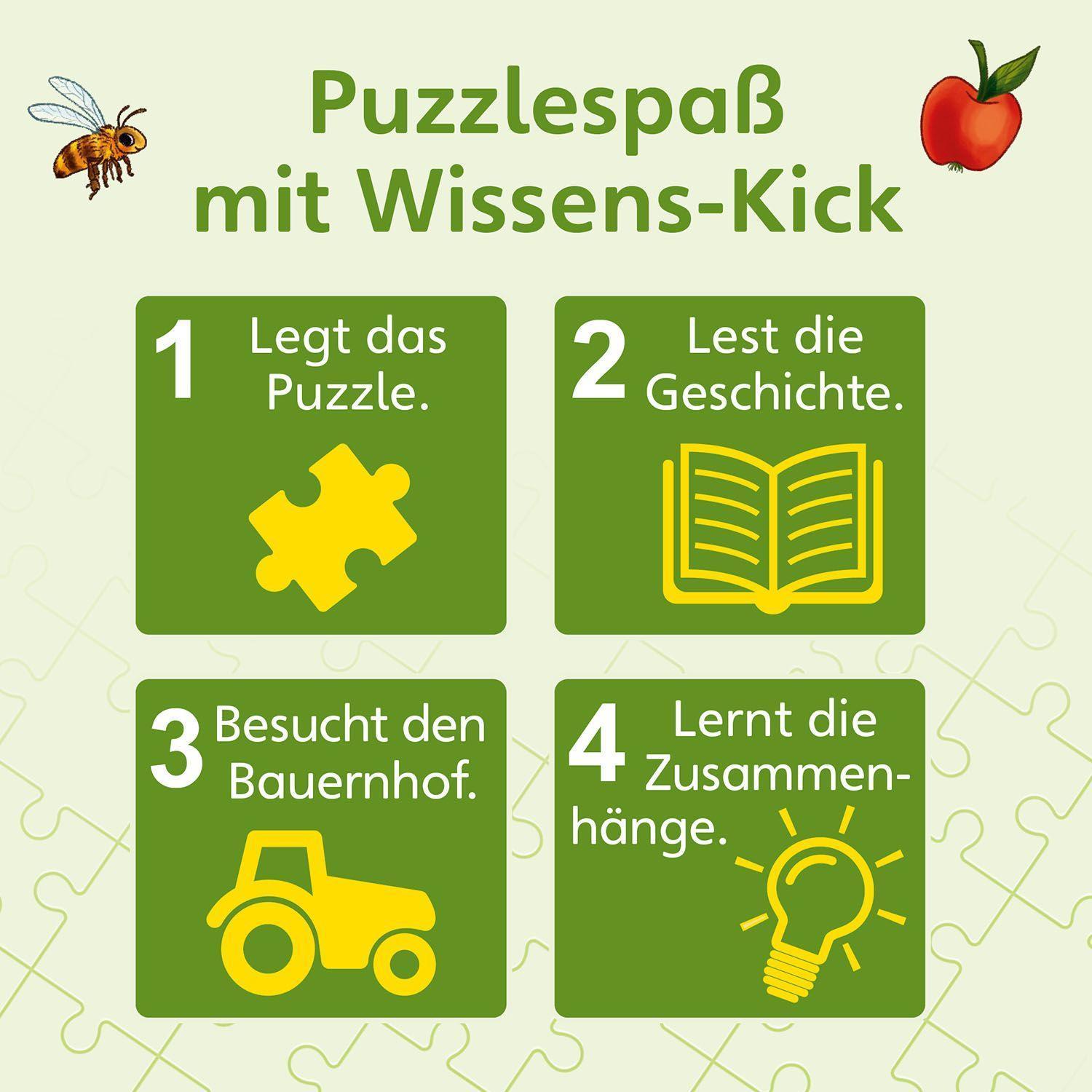 Puzzle WISSENSPUZZLE WAS IST WAS JUNIOR ENTDECKE DEN BAUERNHOF
