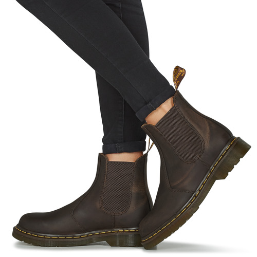 Dr. Martens - 2976 YS DARK BROWN CRAZY HORSE - Marron