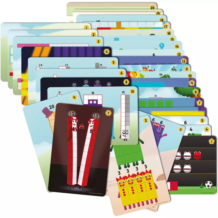 Learning Resources® Mathlink® Cubes Numberblocks 11-20 Activity Set