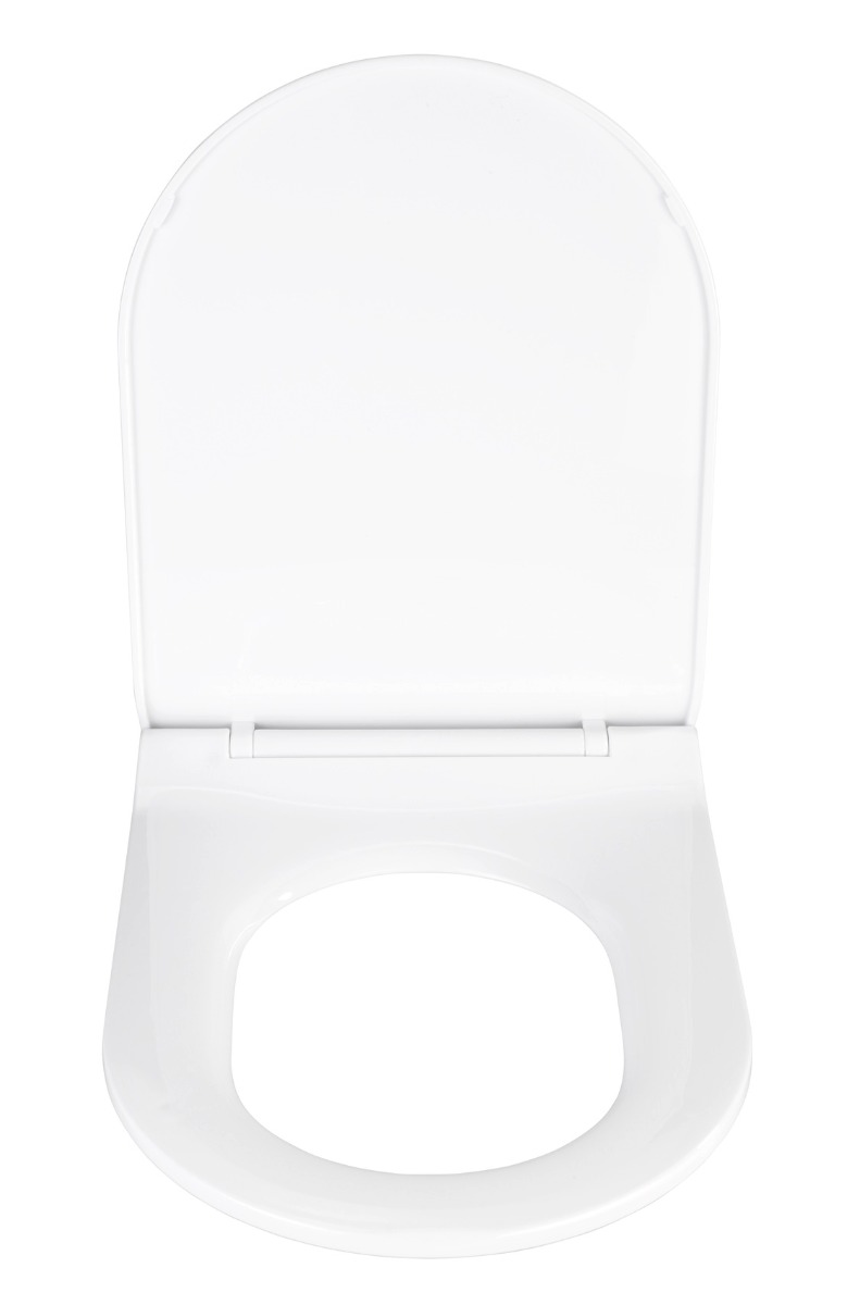 Wenko Habos Easy-Close toiletzitting wit
